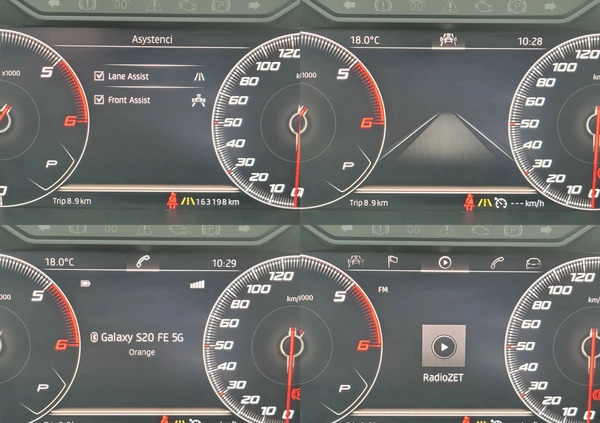 Seat Leon cena 70800 przebieg: 163198, rok produkcji 2019 z Iława małe 781